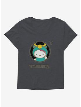 Hello Kitty Star Sign Taurus Stencil Girls T-Shirt Plus Size, , hi-res