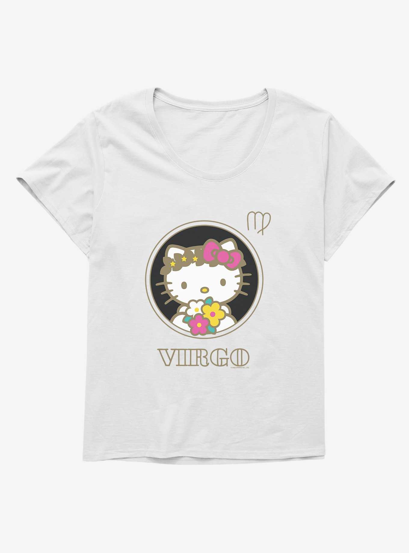Hello Kitty Star Sign Capricorn Stencil Girls T-Shirt Plus Size, , hi-res