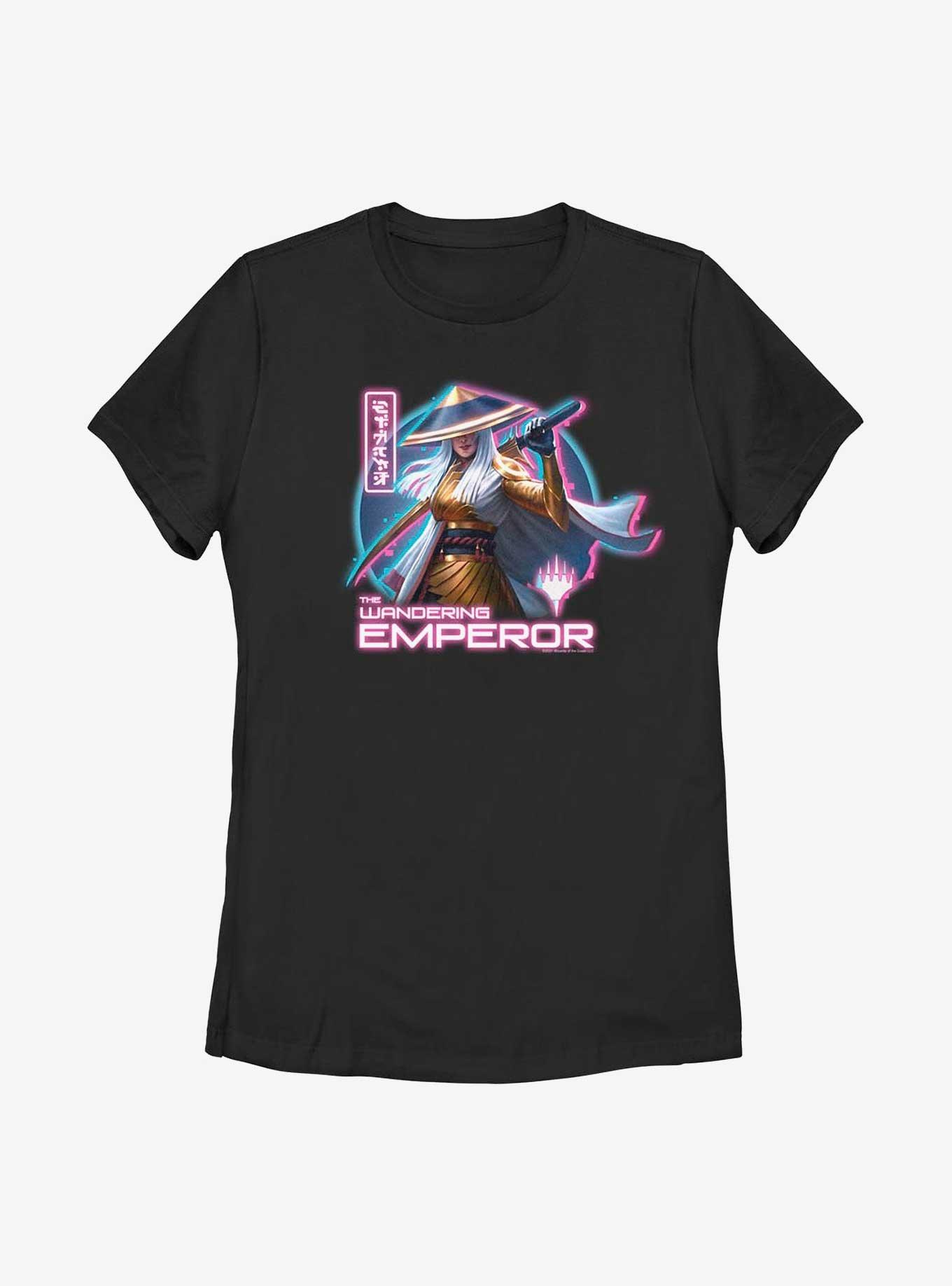 Magic The Gathering Kamigawa: Neon Dynasty The Wandering Emperor Womens T-Shirt