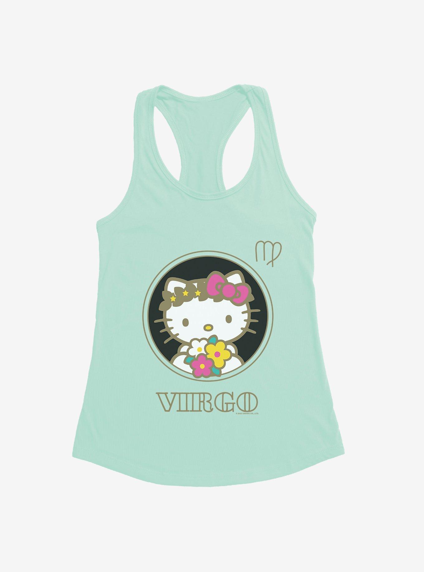 Hello Kitty Star Sign Capricorn Stencil Girls Tank, , hi-res