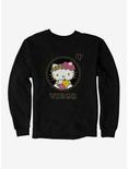 Hello Kitty Star Sign Virgo Stencil Sweatshirt, BLACK, hi-res