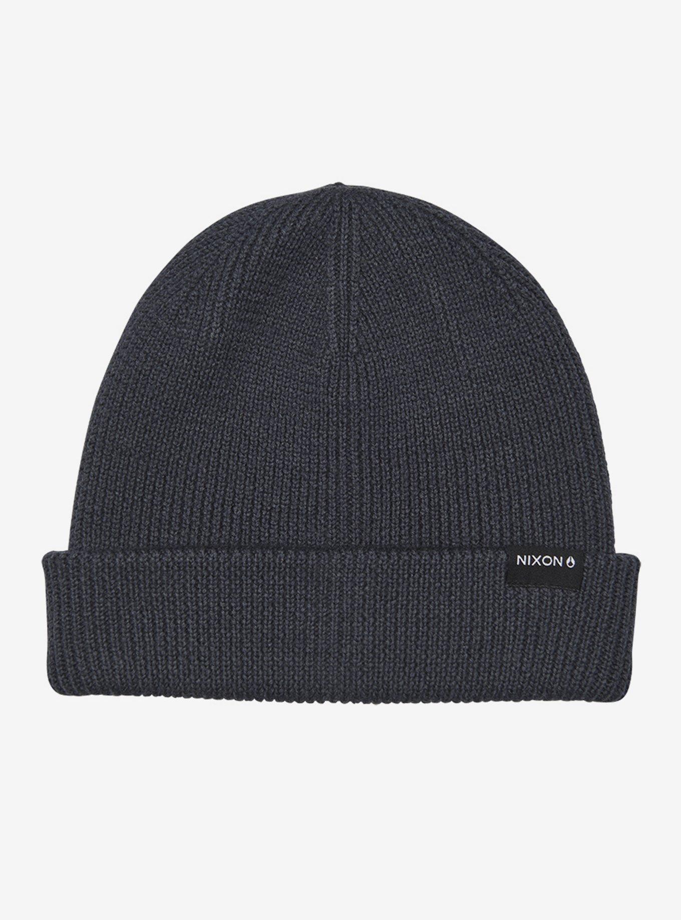 Nixon Kingman Wool Beanie Navy, , hi-res