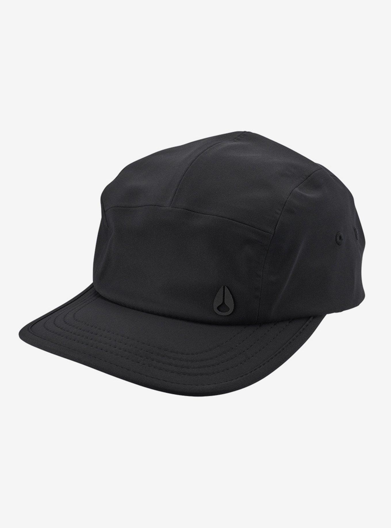 Nixon Mikey Tech Strapback All Black Snapcap Hat, , hi-res
