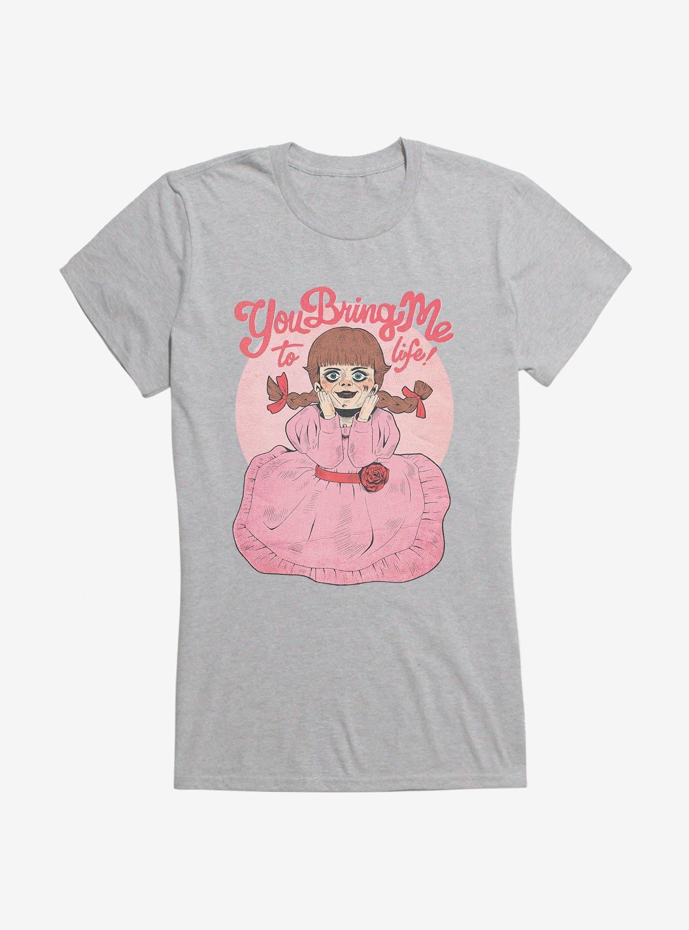 Annabelle You Bring Me To Life Girls T-Shirt, HEATHER, hi-res