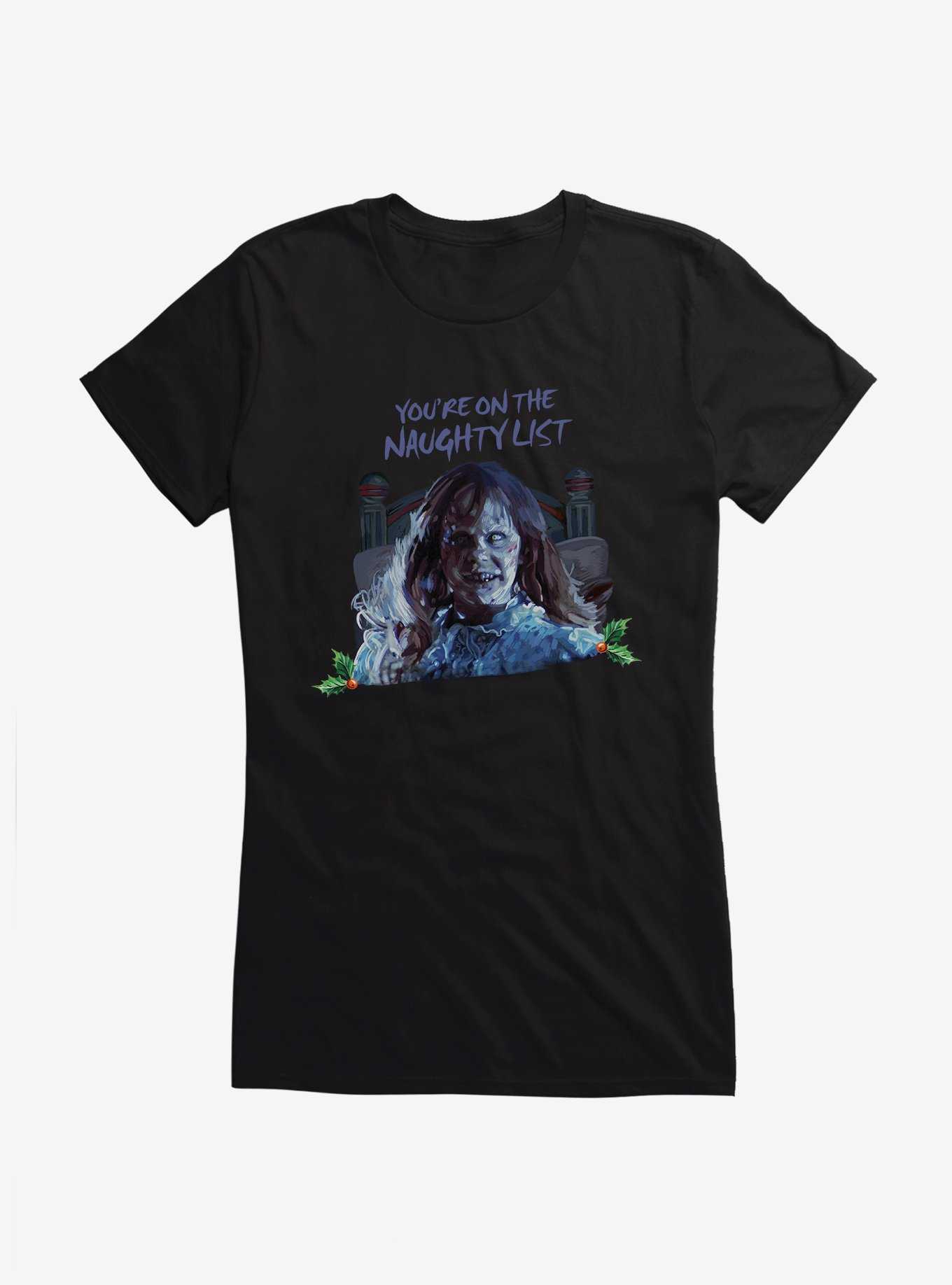 The Exorcist On The Naughty List Girls T-Shirt, , hi-res