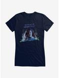 The Exorcist On The Naughty List Girls T-Shirt, NAVY, hi-res