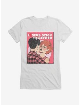 IT2 Losers Stick Together Girls T-Shirt, WHITE, hi-res