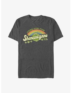 Dungeons And Dragons Here For Shenanigans T-Shirt, CHAR HTR, hi-res