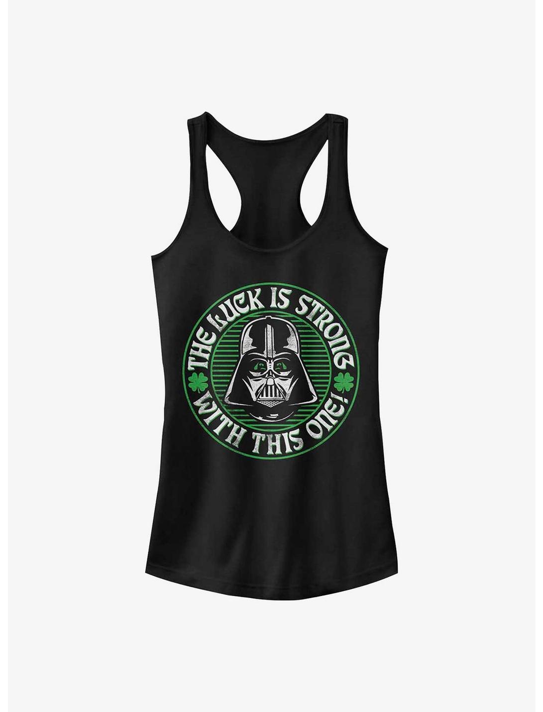 Star Wars Luck Is Strong Girls Tank Top, BLACK, hi-res