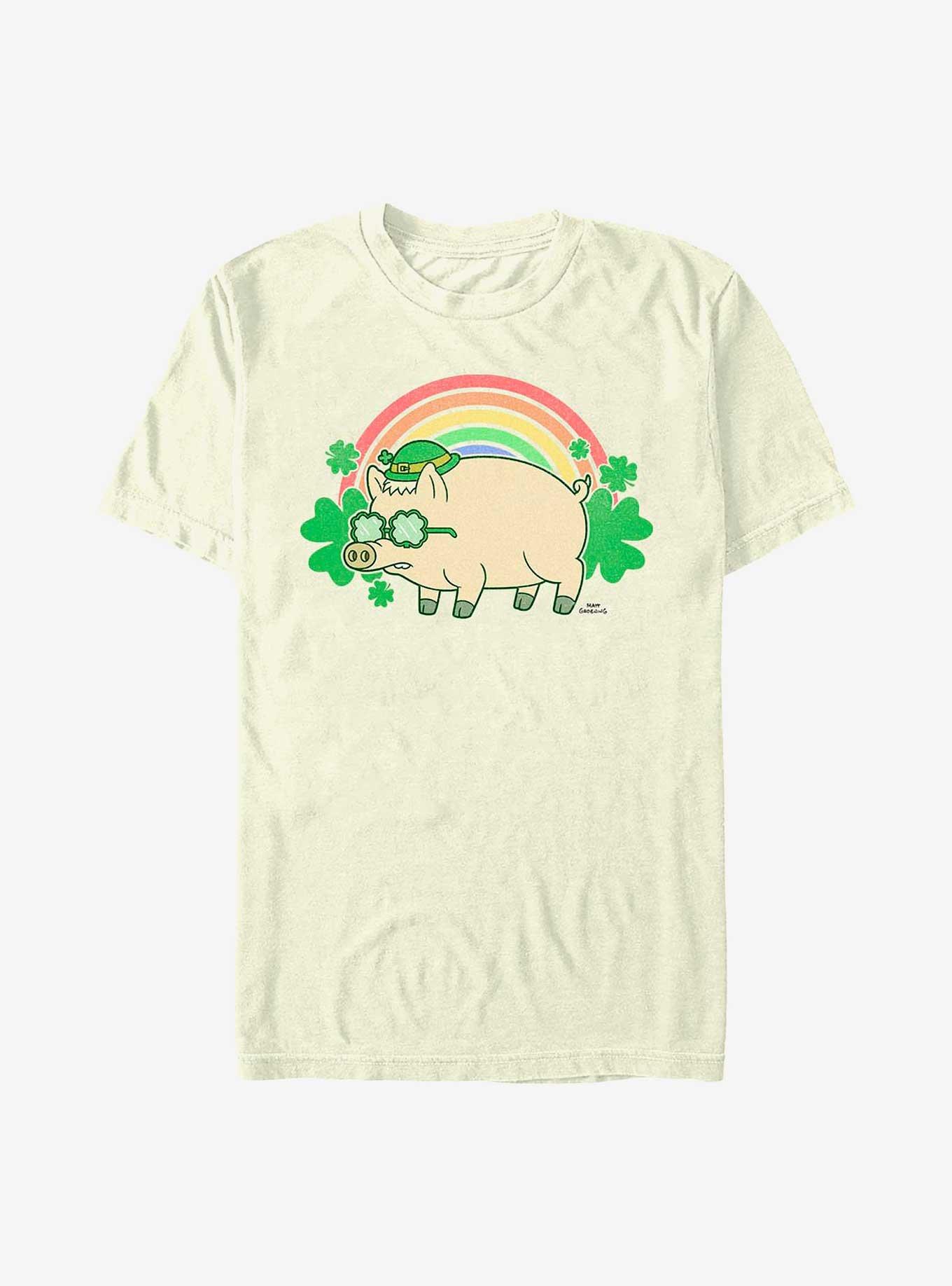 The Simpsons Plopper The Pig T-Shirt, NATURAL, hi-res
