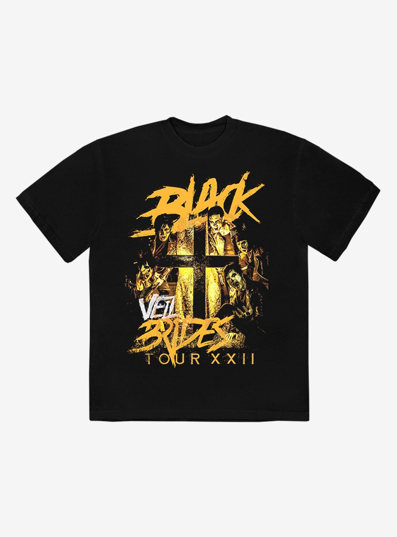 black veil brides tour tshirt