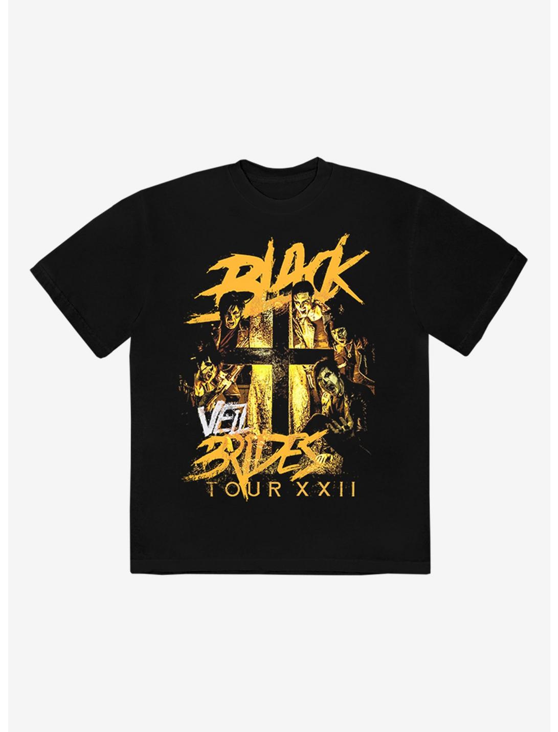 Black Veil Brides Tour XXII T-Shirt, BLACK, hi-res