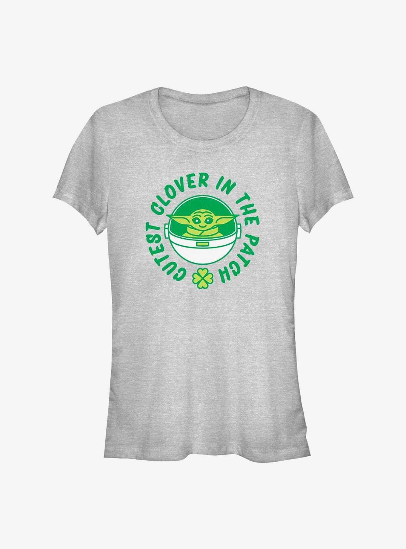 Star Wars The Mandalorian Clover Patch Girls T-Shirt