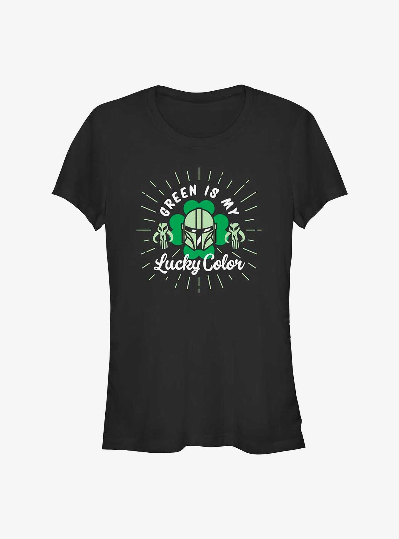 Star Wars The Mandalorian Mando Lucky Color Girls T-Shirt, , hi-res
