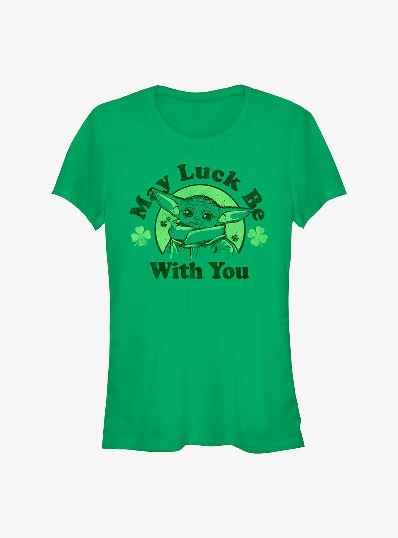 Star Wars The Mandalorian May You Have Luck Girls T-Shirt