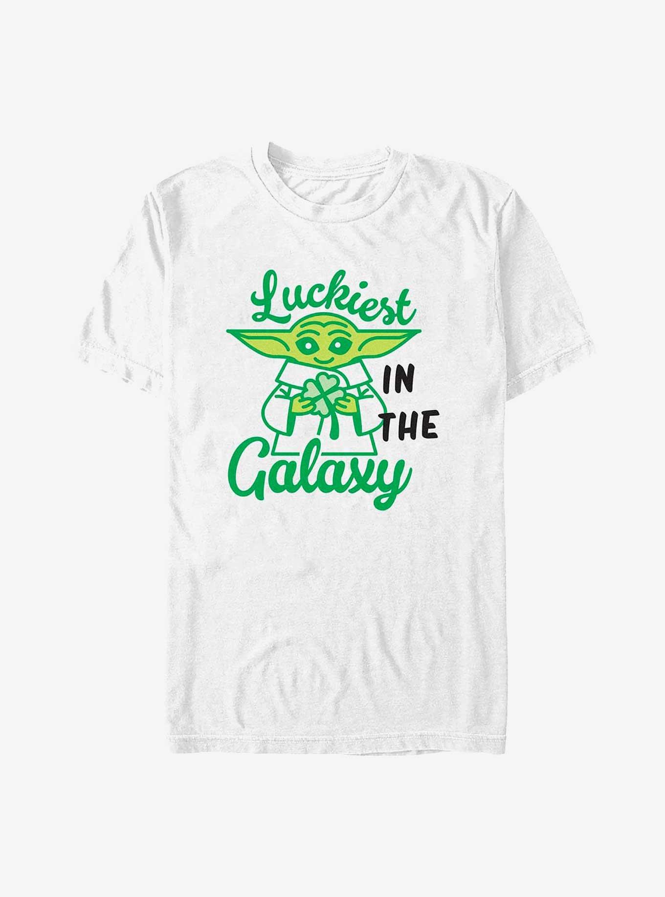 Star Wars The Mandalorian Lucky Galaxy T-Shirt, WHITE, hi-res
