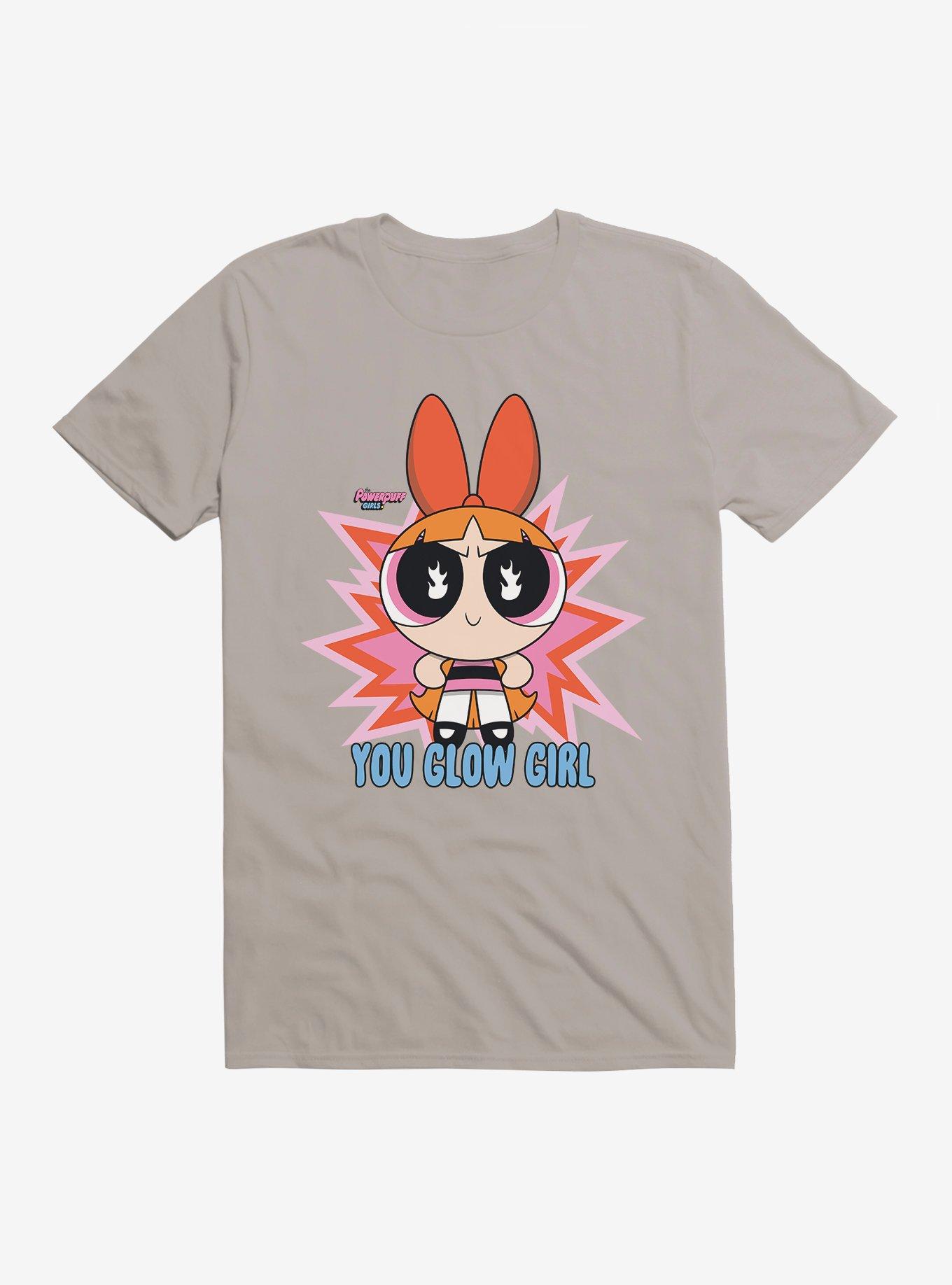 Powerpuff Girls Blossom You Glow Girl T-Shirt, LIGHT GREY, hi-res