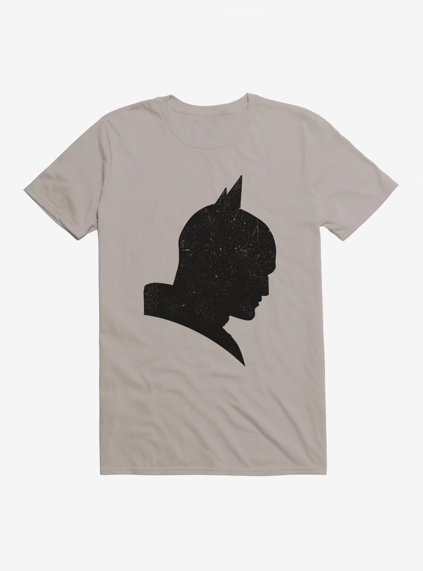 DC Comics The Batman Solid Shadow T-Shirt, LIGHT GREY, hi-res