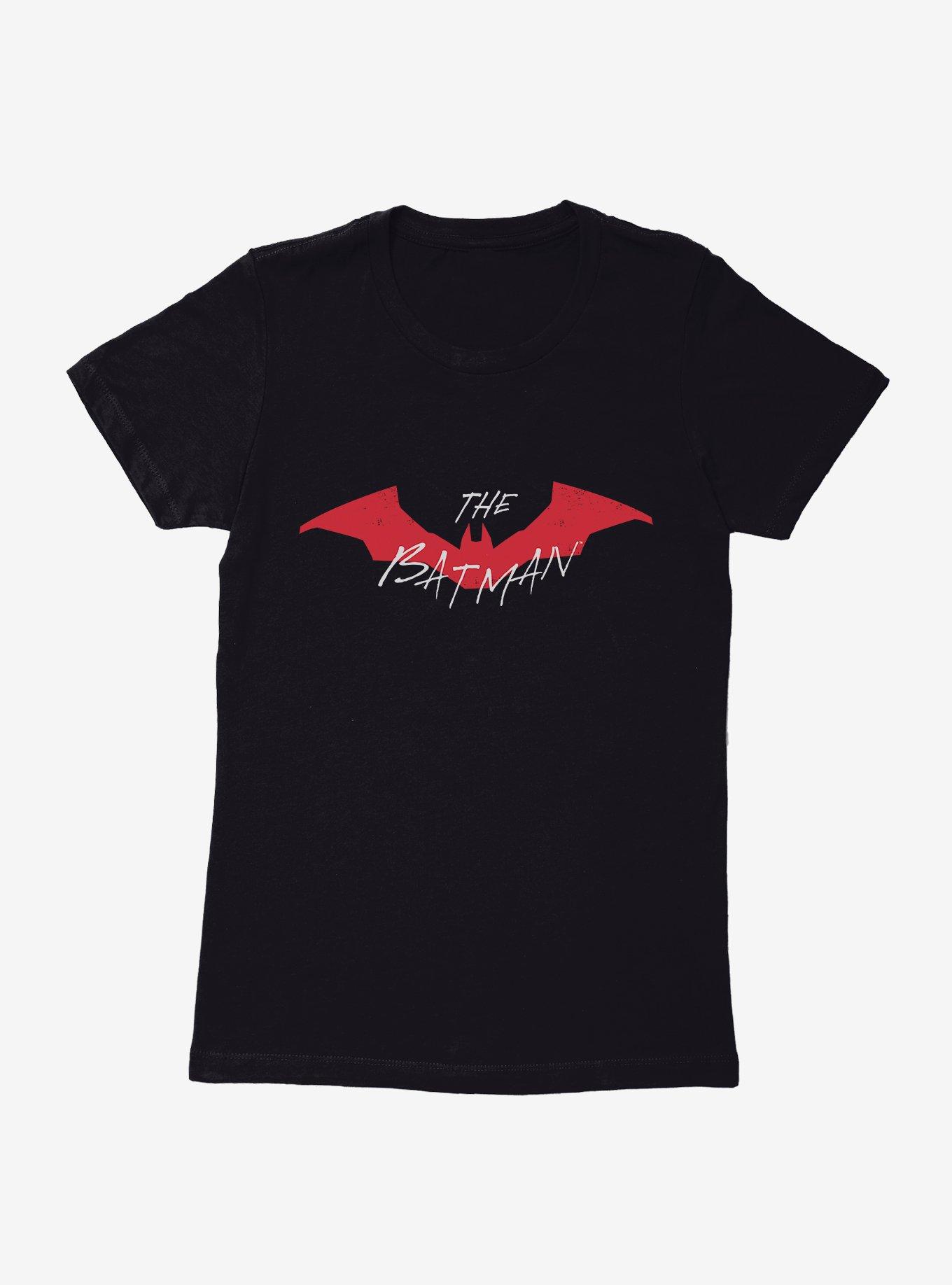 DC Comics The Batman Solid Red Bat Womens T-shirt, , hi-res