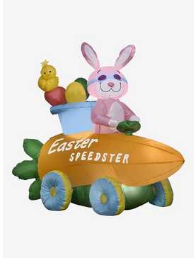 Airblown Inflatable Easter Bunny Speedster, , hi-res