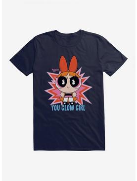 Powerpuff Girls Blossom You Glow Girl T-Shirt, NAVY, hi-res