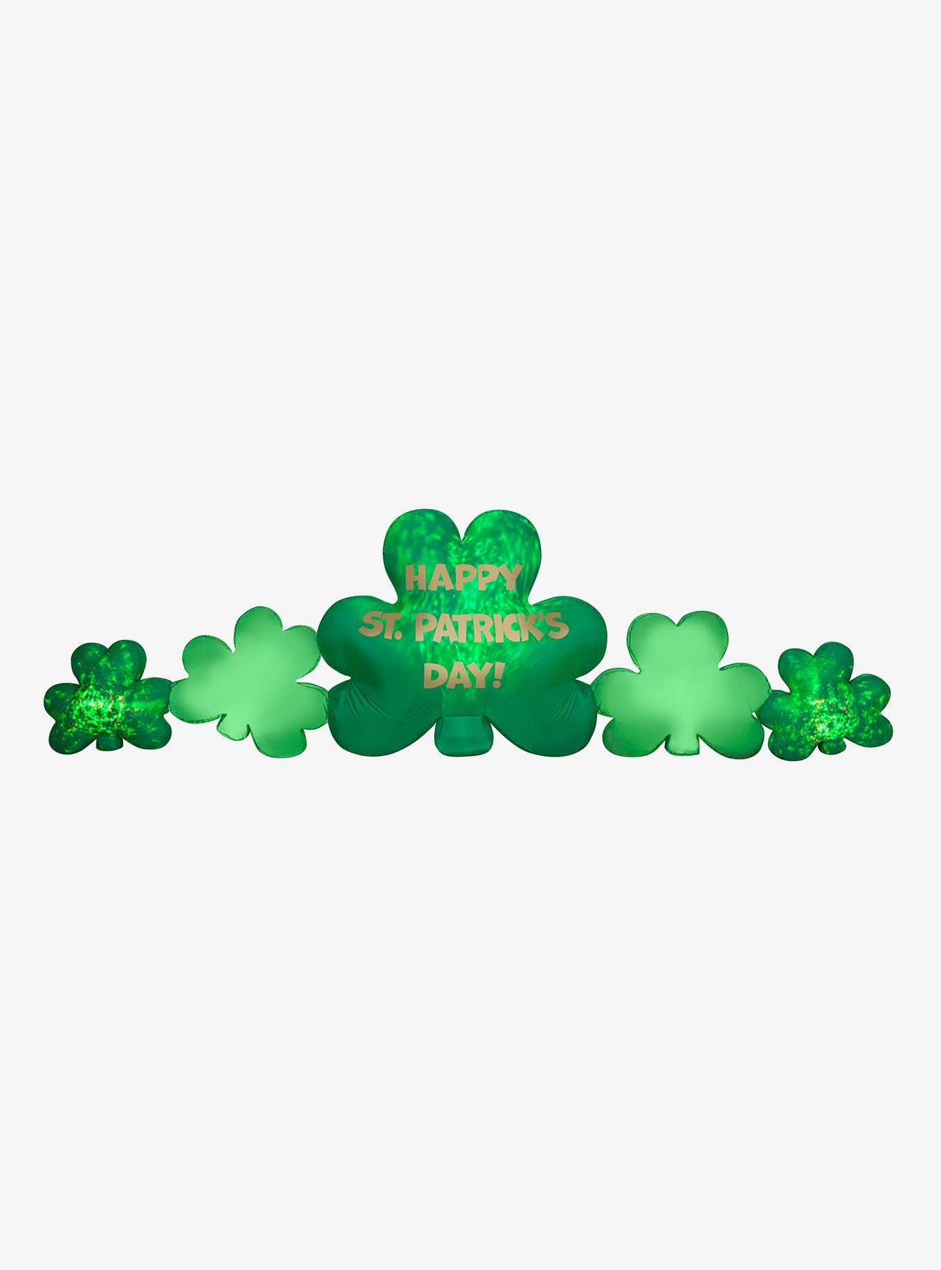 Airblown Inflatable Kaleidoscope St. Patrick's Day Cluster of Clovers, , hi-res
