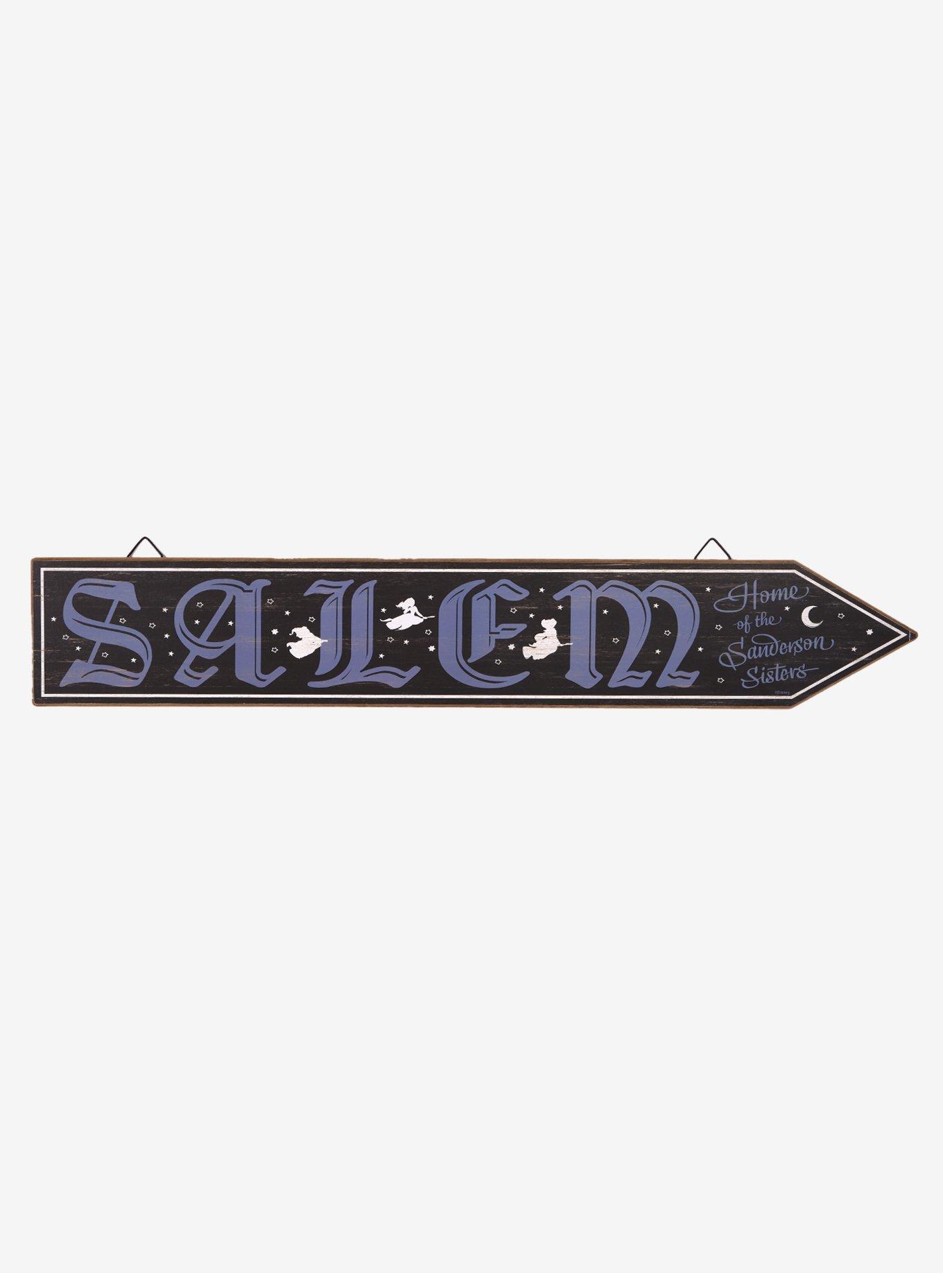 Disney Hocus Pocus Salem Arrow Wooden Sign, , hi-res