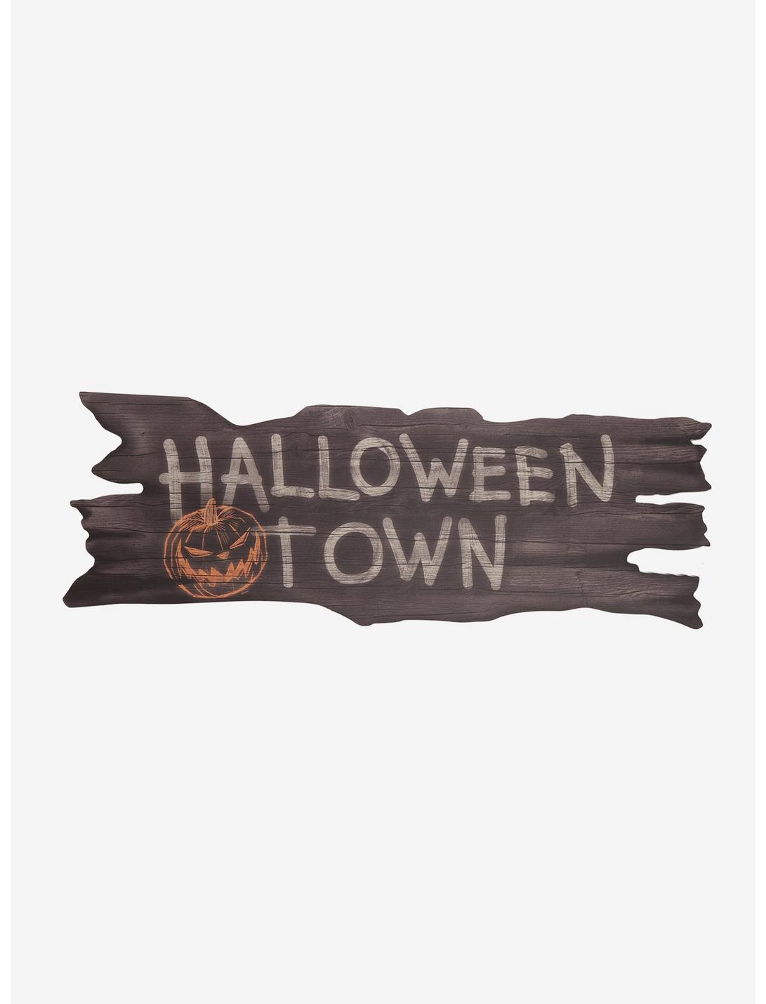 The Nightmare Before Christmas Halloween Town Faux Wood Sign, , hi-res