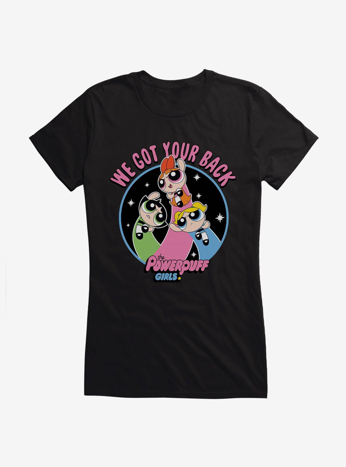 The Powerpuff Girls We Got Your Back Girls T-Shirt, BLACK, hi-res