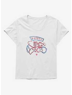 Magic The Gathering Rat Ninja Biker Logo Girls T-Shirt Plus Size, , hi-res