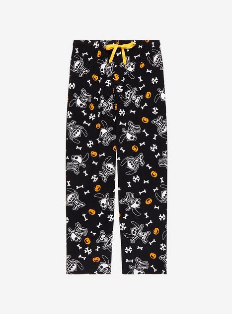  halloween pajama pants women fuzzy black velvet pants