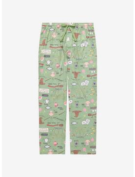 Harry Potter Icons & Items Allover Print Sleep Pants - BoxLunch Exclusive, , hi-res