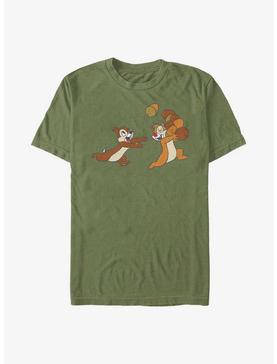 Extra Soft Disney Chip 'n' Dale Acorn Big Characters T-Shirt, , hi-res