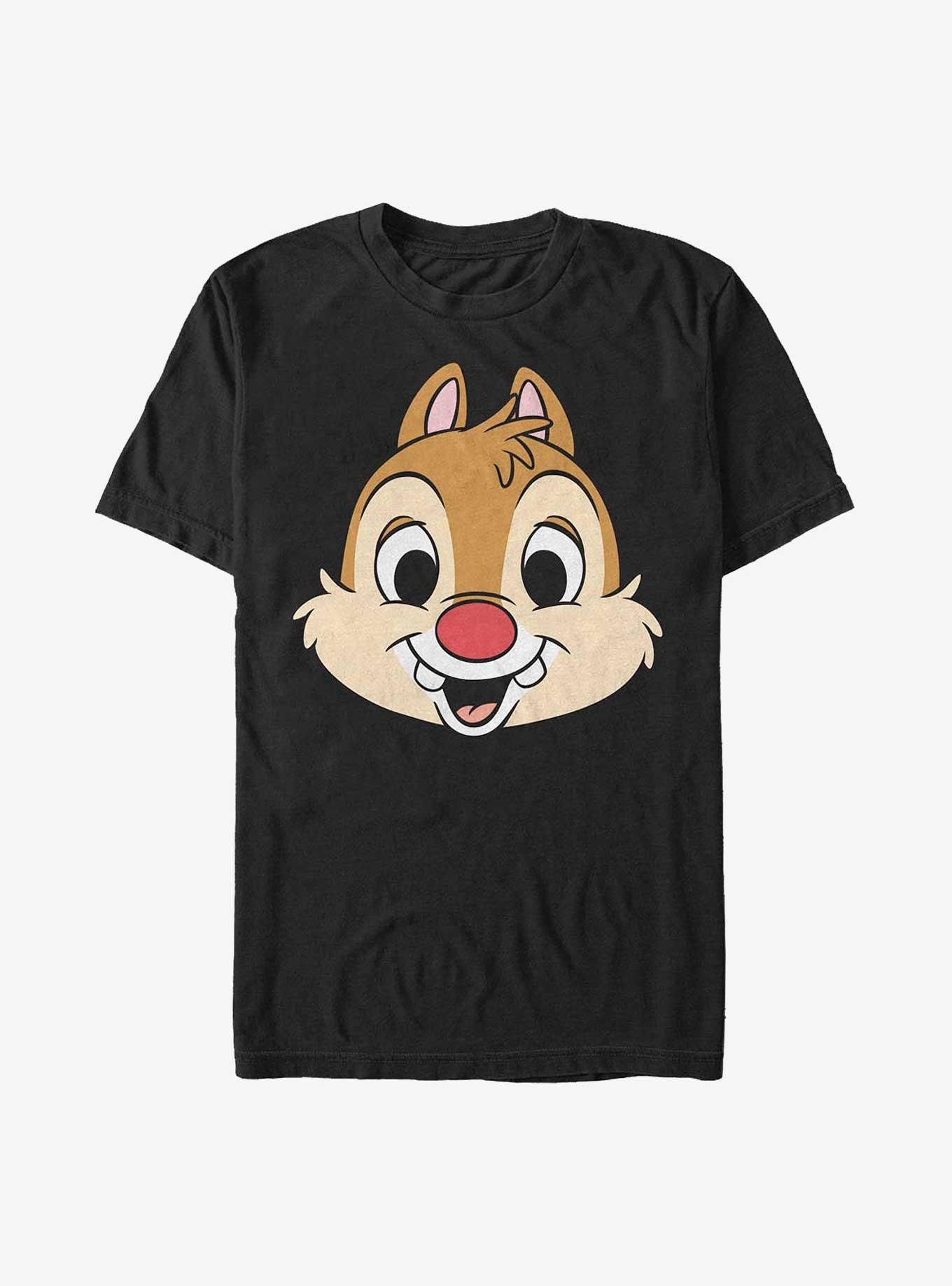 Extra Soft Disney Chip 'n' Dale Dale Big Face T-Shirt, BLACK, hi-res