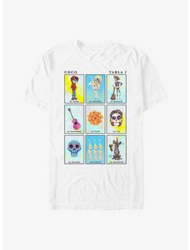 Extra Soft Disney Pixar Coco Character Cards T-Shirt, WHITE, hi-res