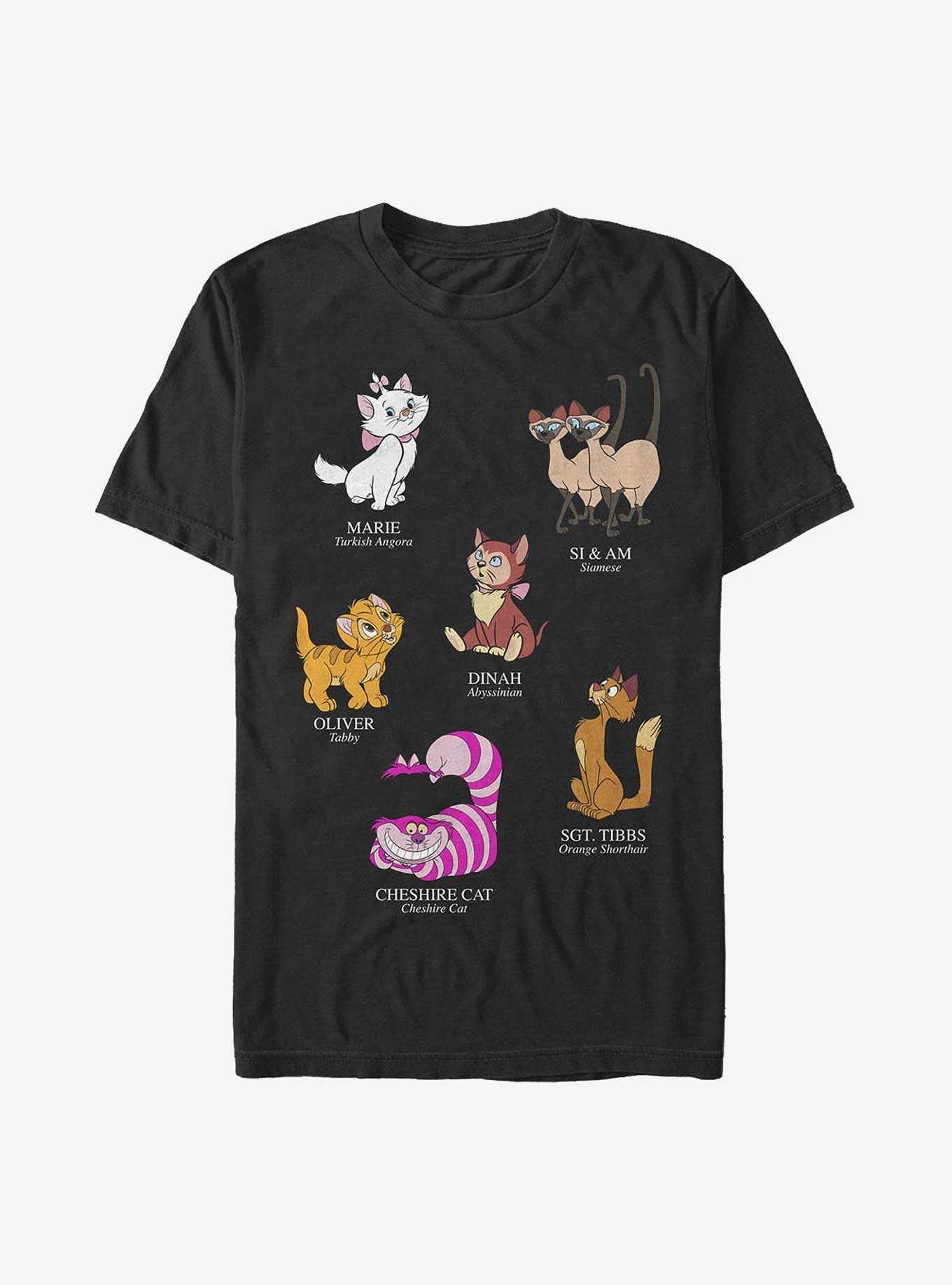 Extra Soft Disney Cat Breeds T-Shirt, , hi-res
