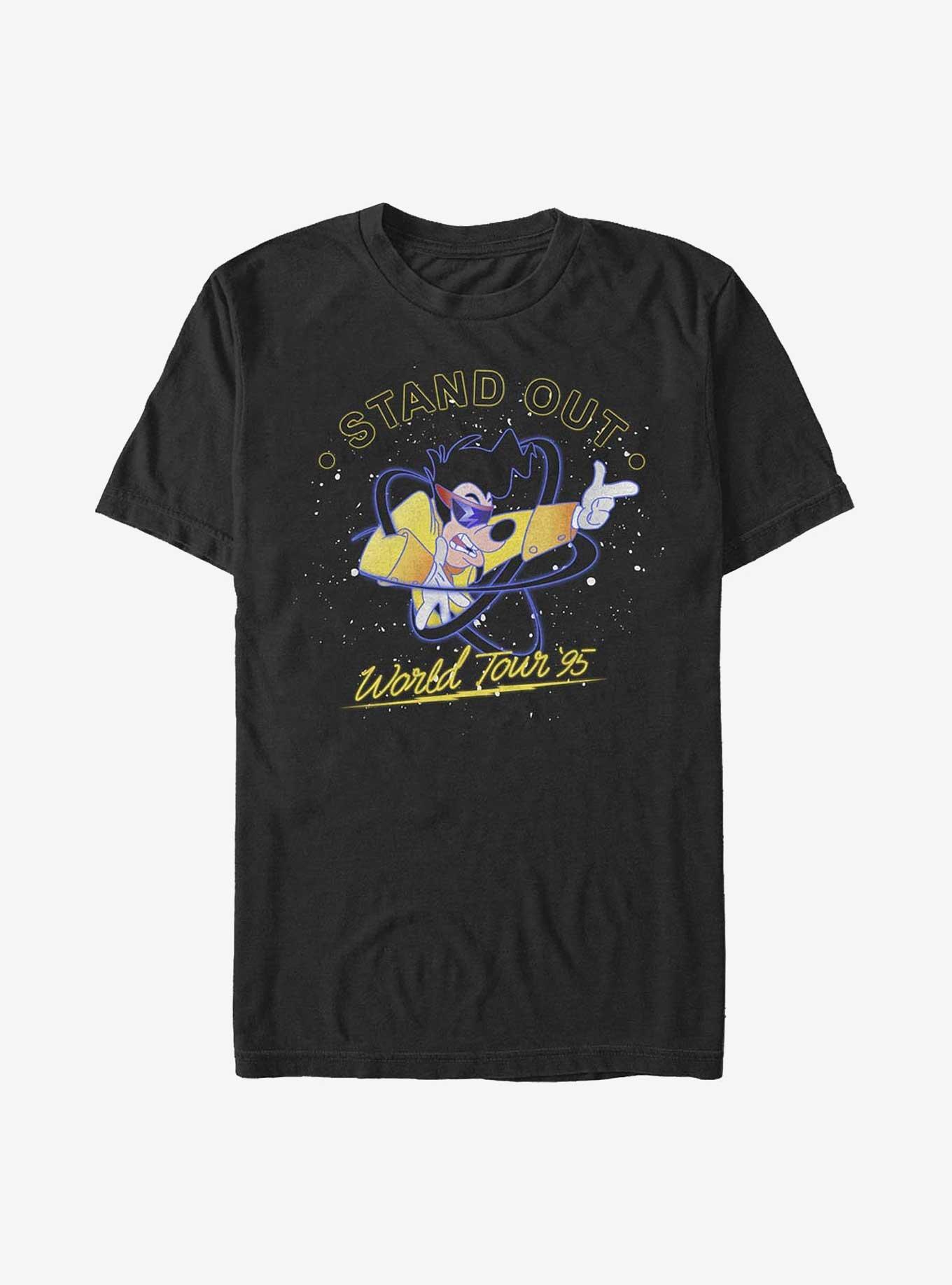 Extra Soft Disney A Goofy Movie Above The Crowd T-Shirt, BLACK, hi-res