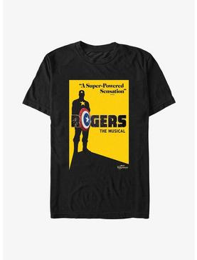 Extra Soft Marvel Hawkeye Rogers Musical Poster T-Shirt, , hi-res