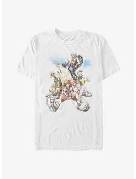 Extra Soft Disney Kingdom Hearts Group In The Clouds T-Shirt, , hi-res