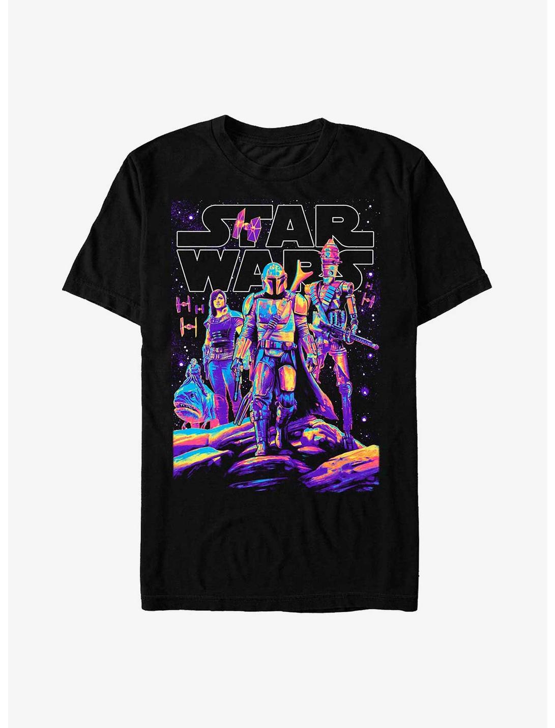 Extra Soft Star Wars The Mandalorian Light It Up T-Shirt, BLACK, hi-res