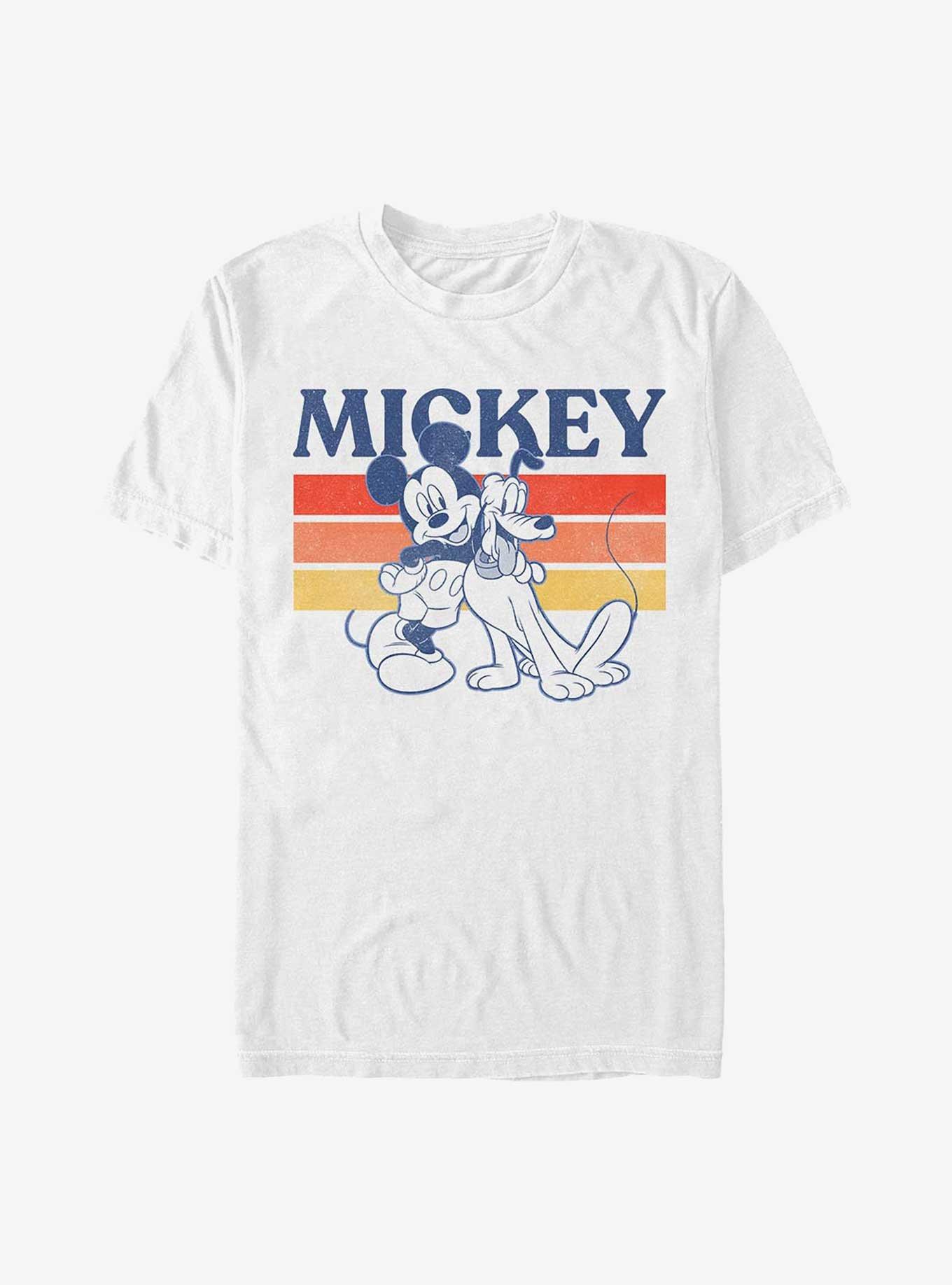 Disney Mickey Mouse & Pluto Retro Squad Heavyweight T-Shirt