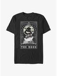 The Nightmare Before Christmas Oogie Boogie The Moon Tarot Extra Soft T-Shirt, BLACK, hi-res