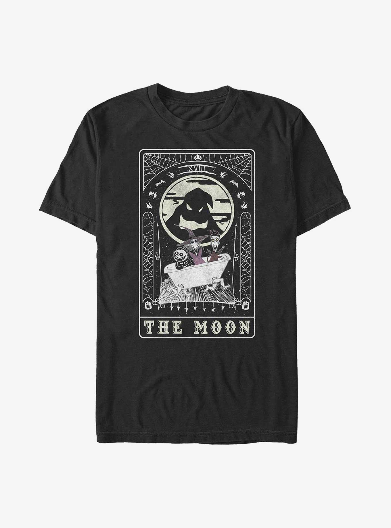 The Nightmare Before Christmas Oogie Boogie The Moon Tarot Card Extra Soft T-Shirt, , hi-res