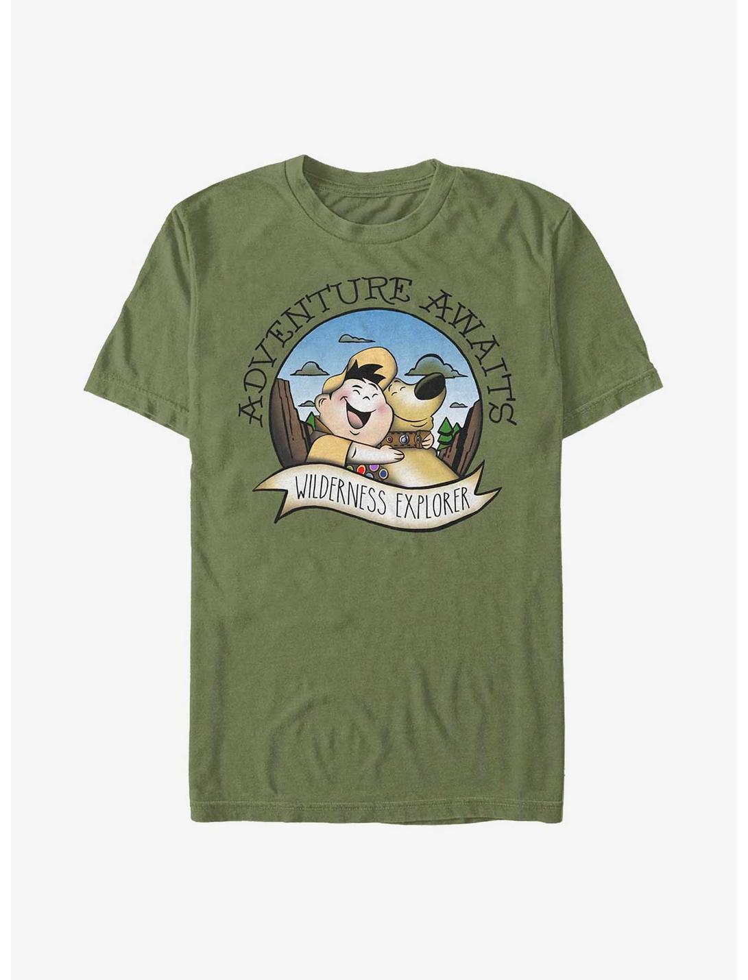 Extra Soft Disney Pixar Up Adventure T-Shirt, MIL GRN, hi-res