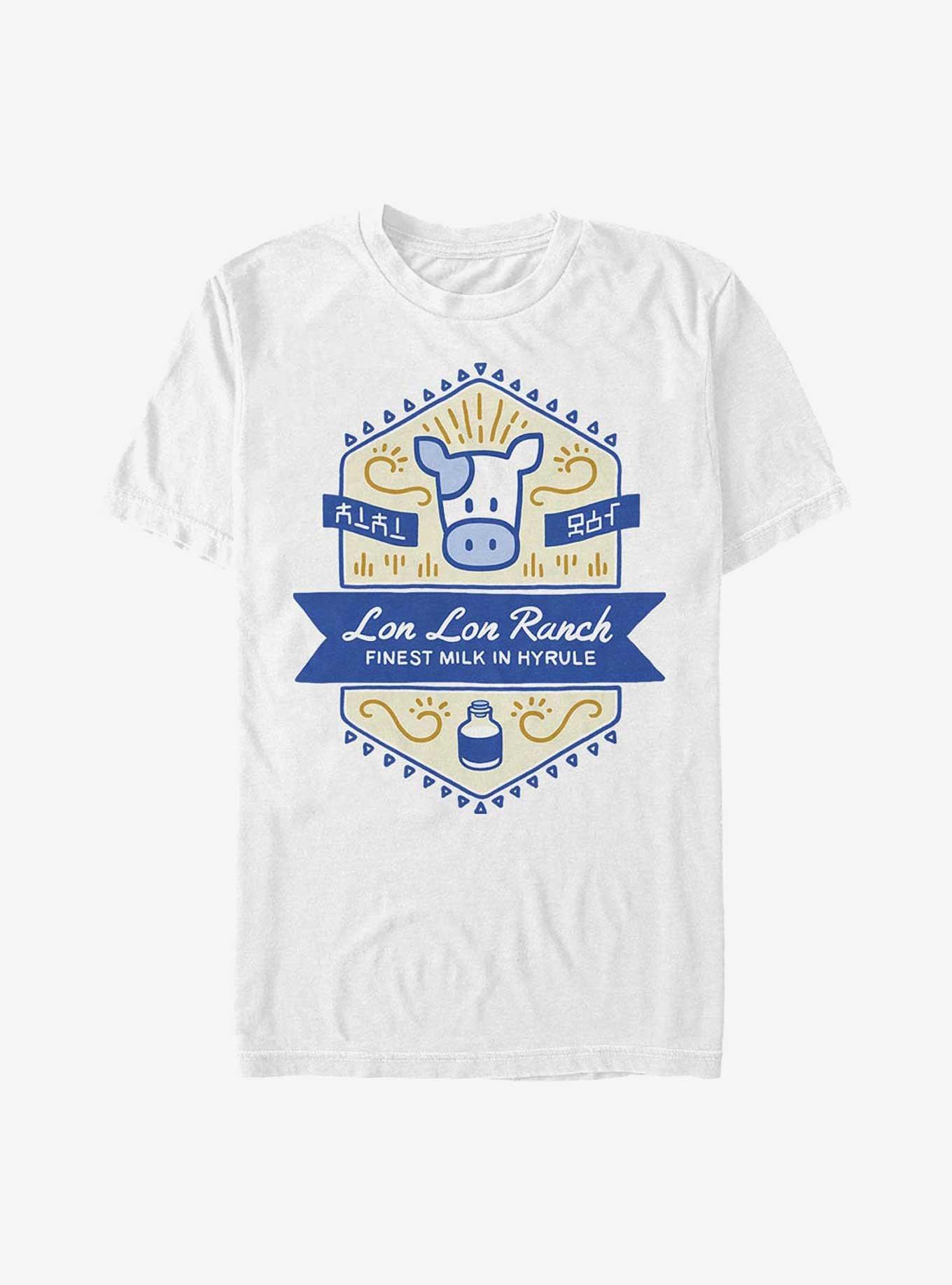 Extra Soft Nintendo The Legend of Zelda Lon Lon Ranch T-Shirt, WHITE, hi-res