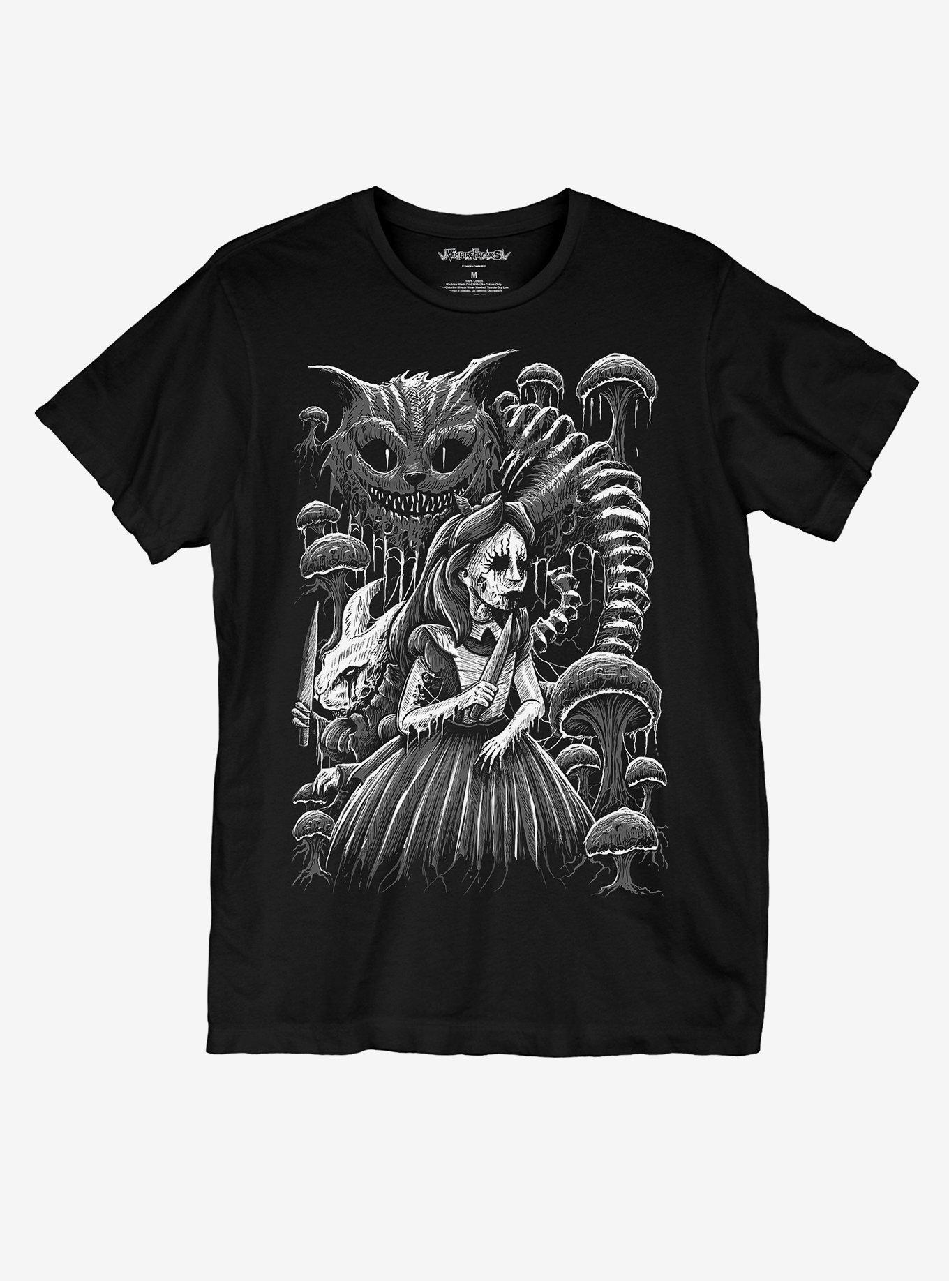 Vampire Freaks Alice In Murderland T-Shirt, BLACK, hi-res