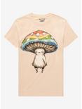 Rainbow Mushroom T-Shirt By Guild Of Calamity, IVORY, hi-res