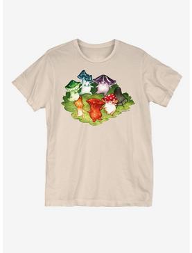 Dancing Rainbow Mushrooms T-Shirt By Root People, , hi-res