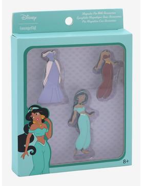 Loungefly Disney Aladdin Jasmine Magnetic Outfits Enamel Pin - BoxLunch Exclusive, , hi-res