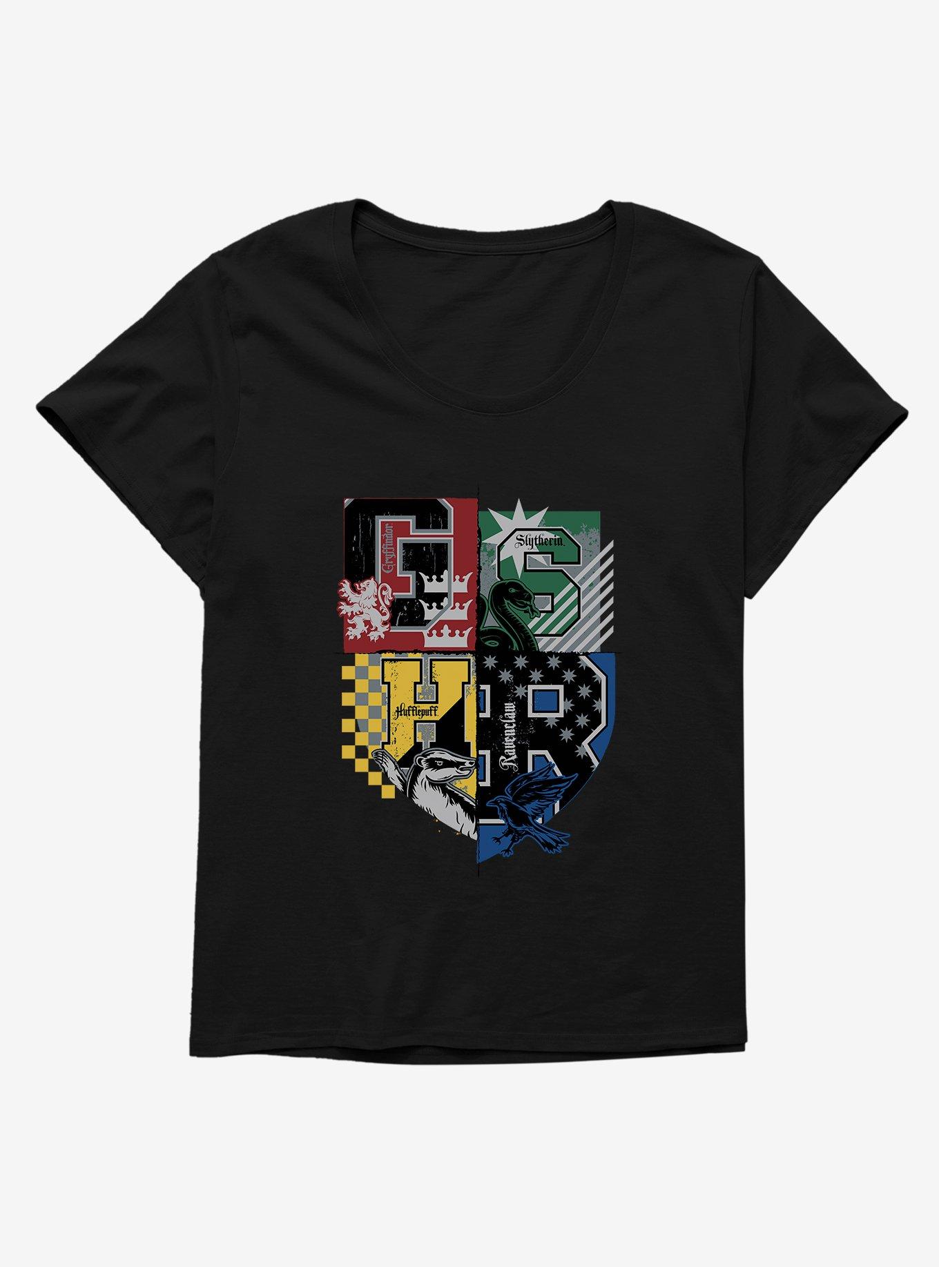 Harry Potter Hogwarts Houses Womens T-Shirt Plus Size, , hi-res